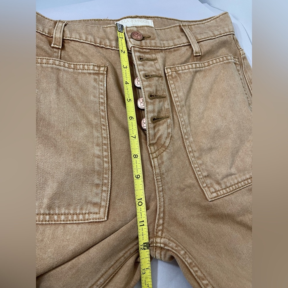 Ulla Johnson The Lou Jean in Danube Wash Sz 26 Handmade Bootcut flare - Picture 11 of 13